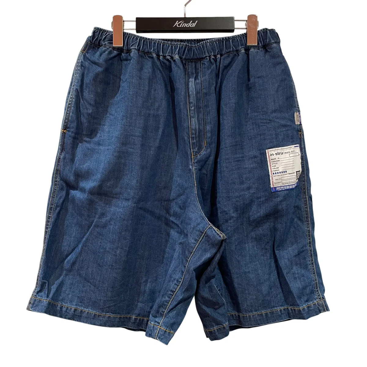 24SSCotton Tencel Denim ShortsデニムショートパンツI12SP006
