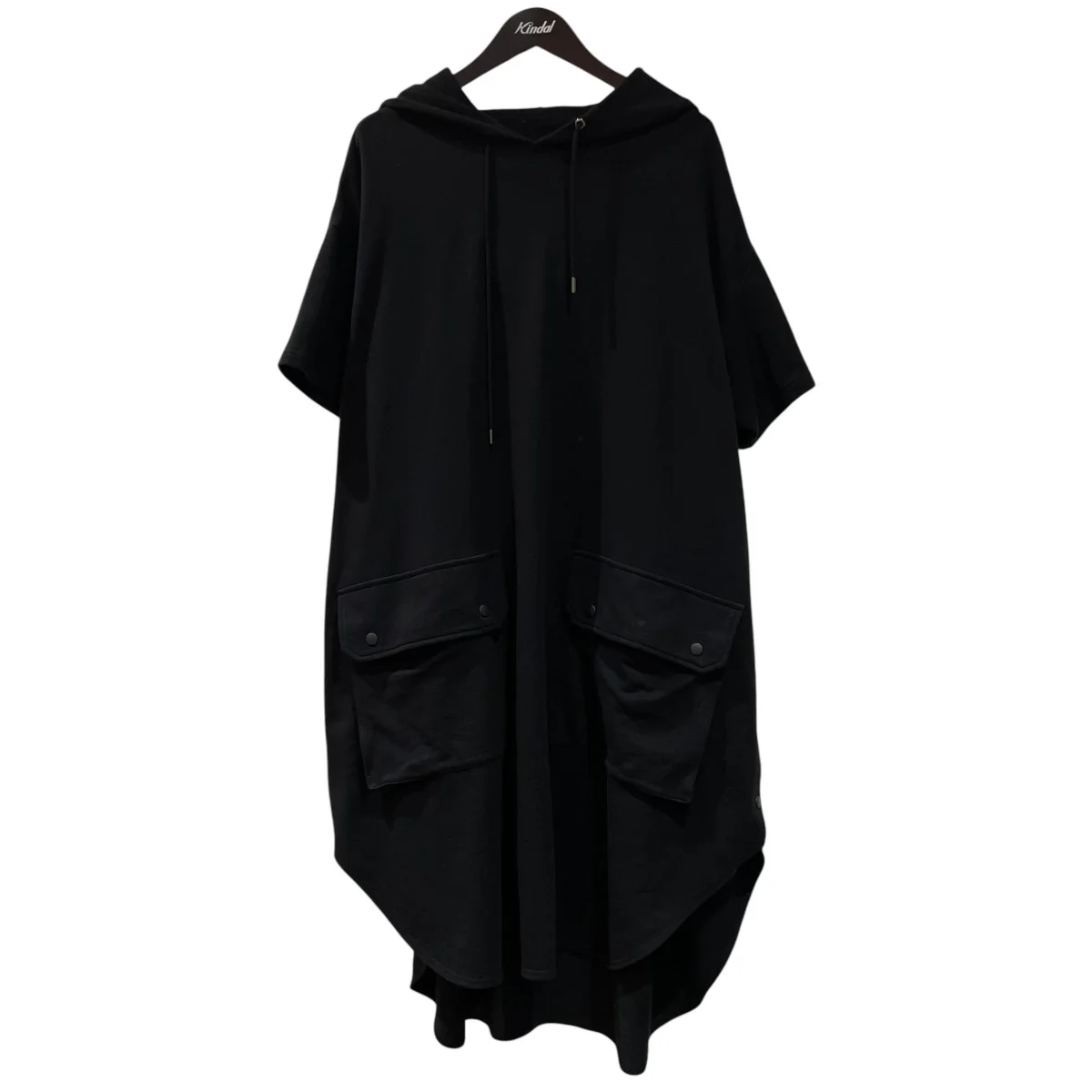24SSHOODED HALF SLEEVE DRESS半袖スウェットフーディ―gs t15 005
