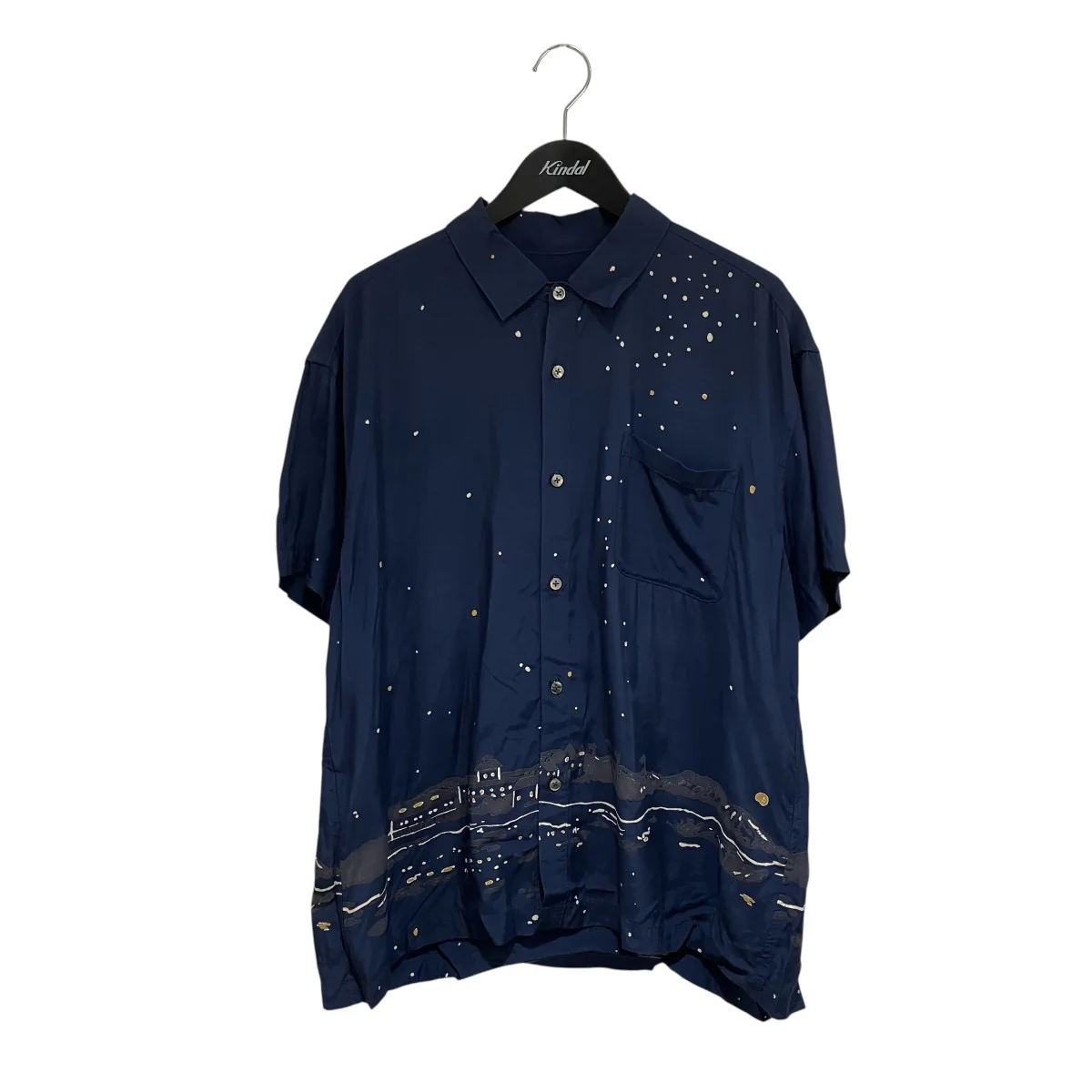 HONOLULU MOON NIGHT ALOHA SHIRT半袖シャツ